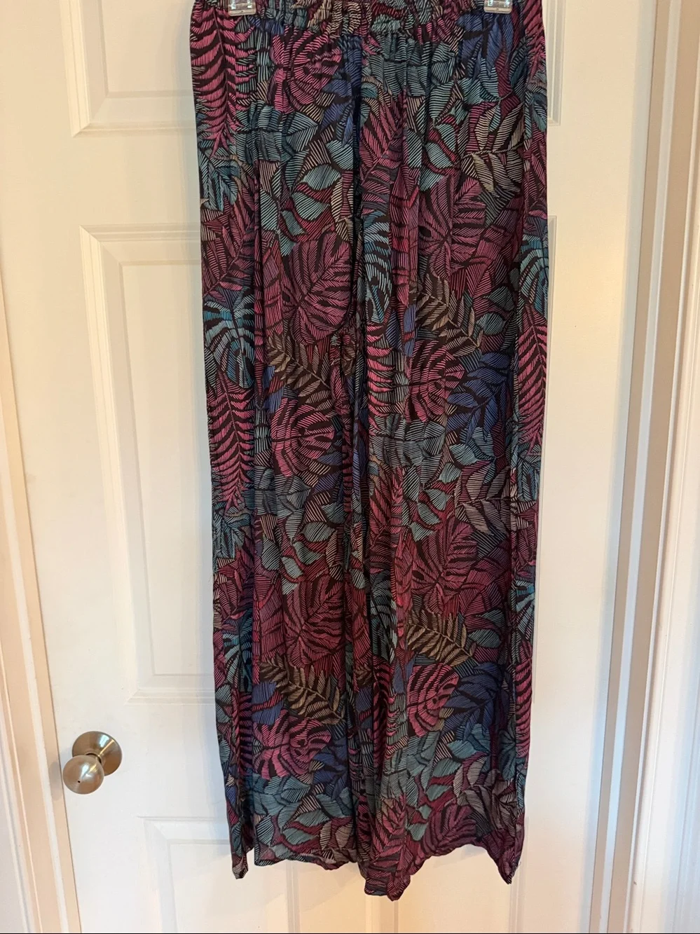 Tropical Print Beach Pants